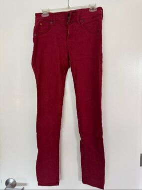 Hudsons Women's Red Skinny Jeans